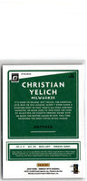 2020 Donruss Optic Carolina Blue and White Christian Yelich #198