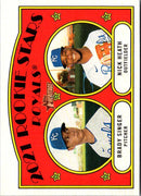 2021 Topps Heritage Red 2021 Rookie Stars - Royals - Brady Singer/Nick Heath