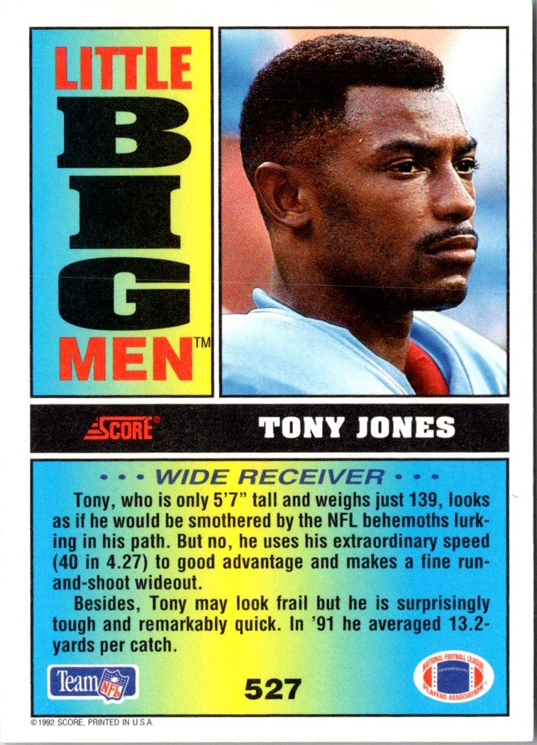 1992 Score Tony Jones