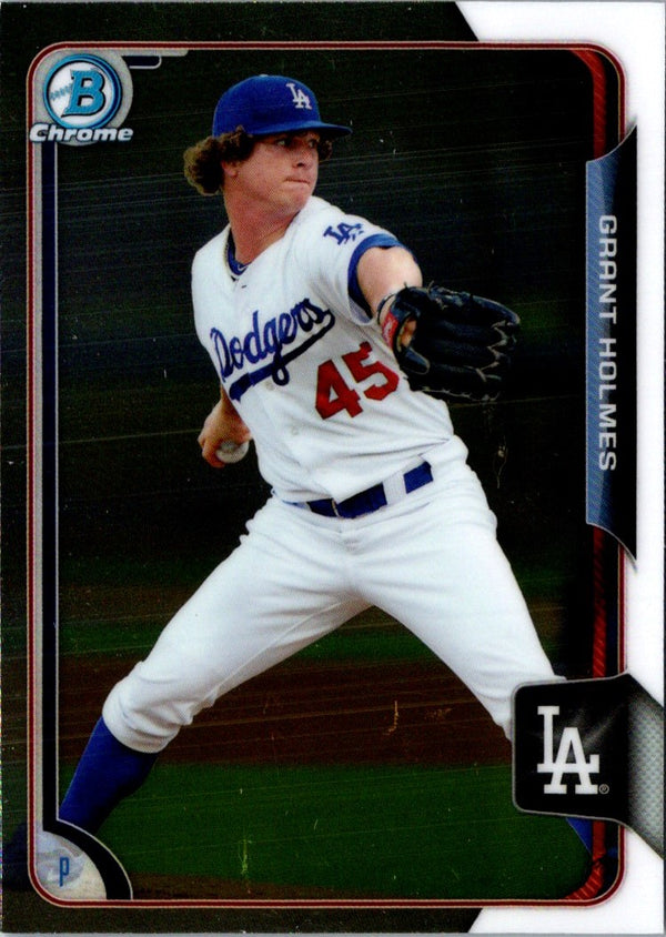 2015 Bowman Chrome Prospects Grant Holmes #BCP237