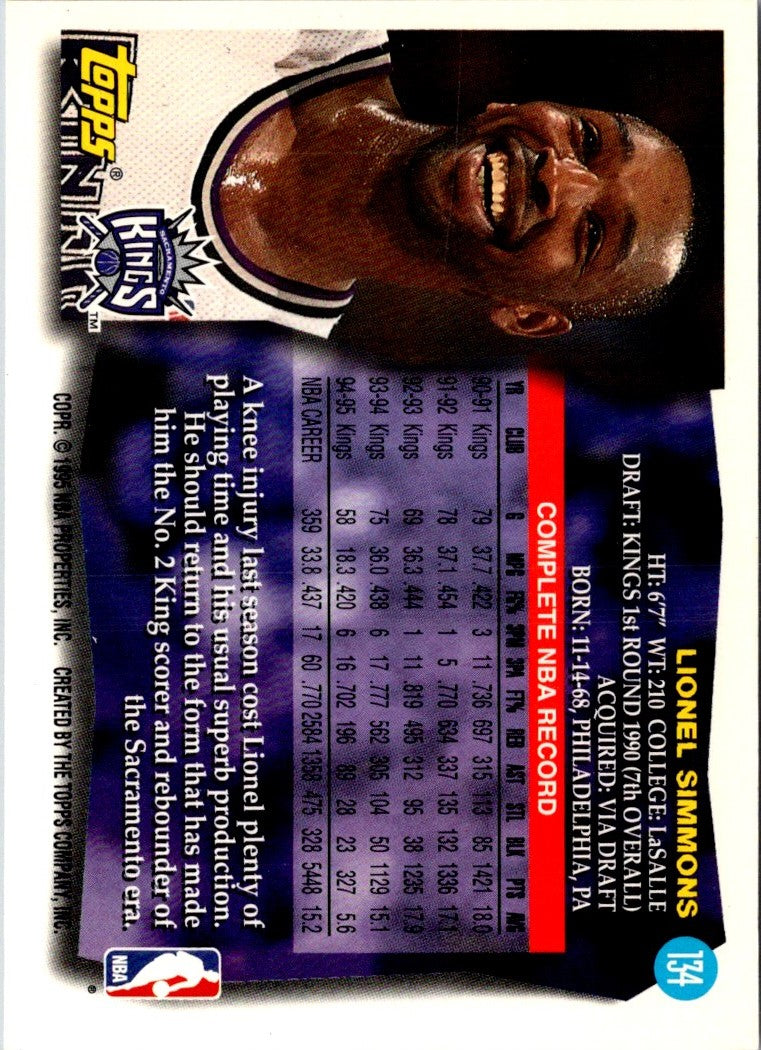 1995 Topps Lionel Simmons