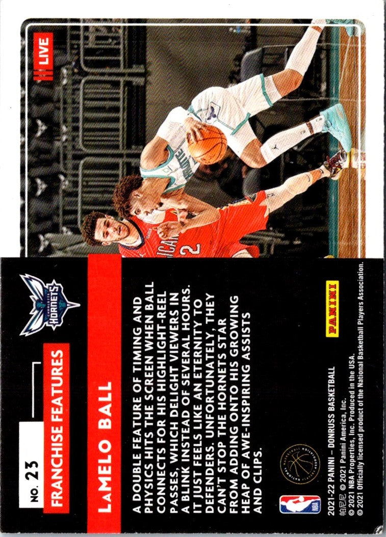 2021 Donruss Franchise Features LaMelo Ball