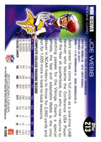 2010 Topps Joe Webb #213 Rookie