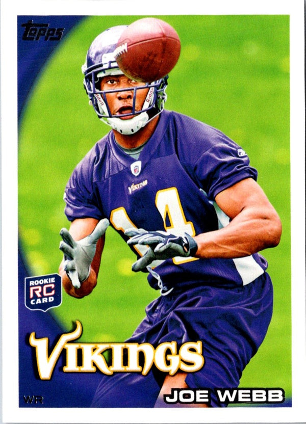 2010 Topps Joe Webb #213 Rookie