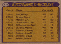 1979 Topps Buccaneers Team Leaders #526