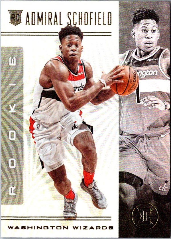 2019 Panini Admiral Schofield #192 Rookie