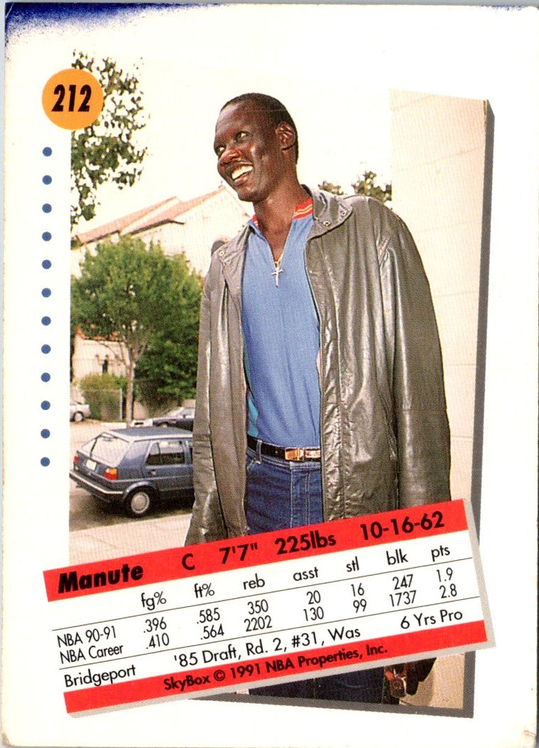 1991 SkyBox Manute Bol
