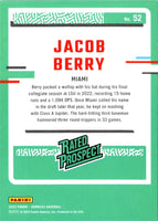 2023 Donruss Holo Blue Jacob Berry #52