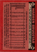 1986 Topps Warren Brusstar