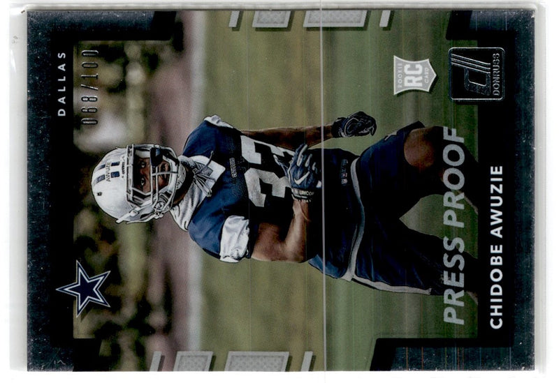 2017 Donruss Press Proof Silver Chidobe Awuzie