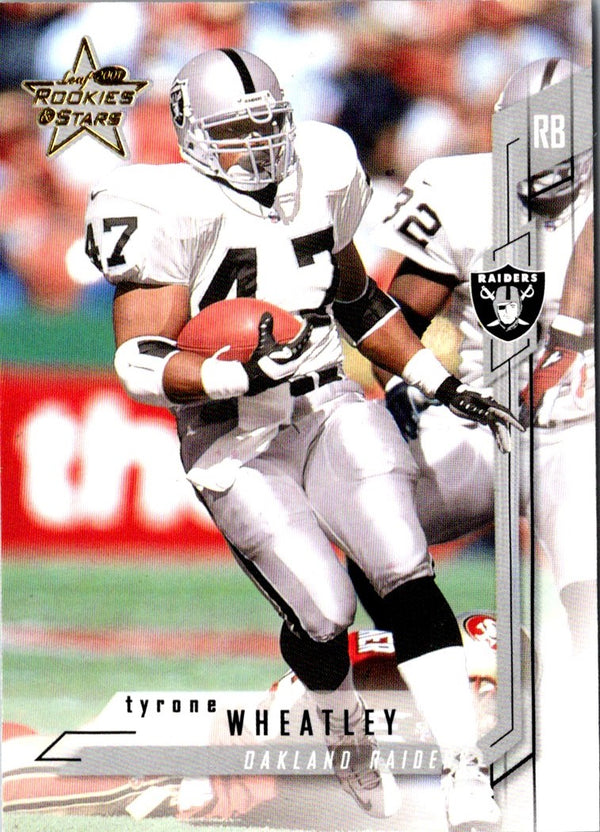 2001 Leaf Rookies & Stars Tyrone Wheatley #95