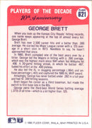 1990 Fleer George Brett