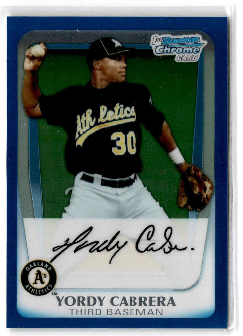 2011 Bowman Chrome Prospects Yordy Cabrera