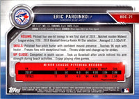2019 Bowman Draft Chrome Eric Pardinho #BDC-21