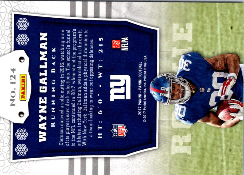 2017 Panini Wayne Gallman