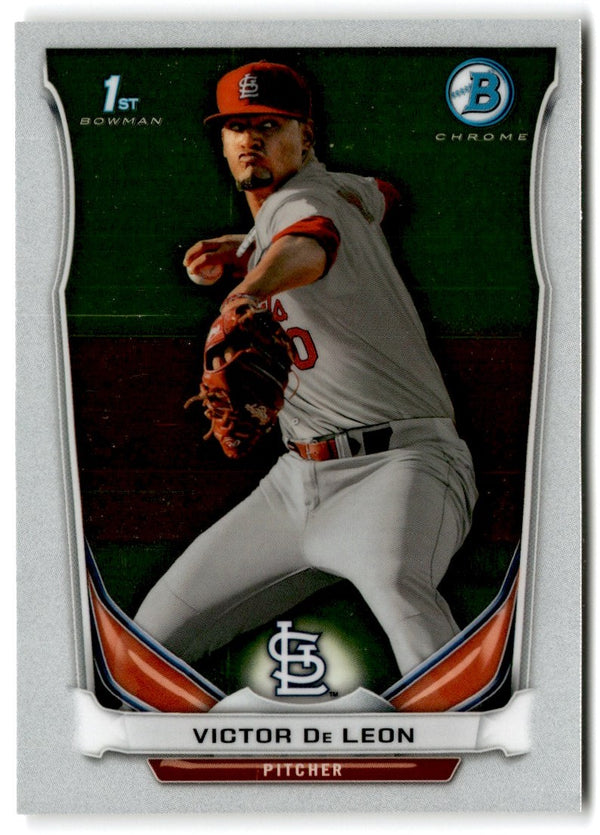 2014 Bowman Chrome Prospects Victor De Leon #BCP101