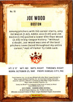 2019 Panini Diamond Kings Framed Red Joe Wood #10