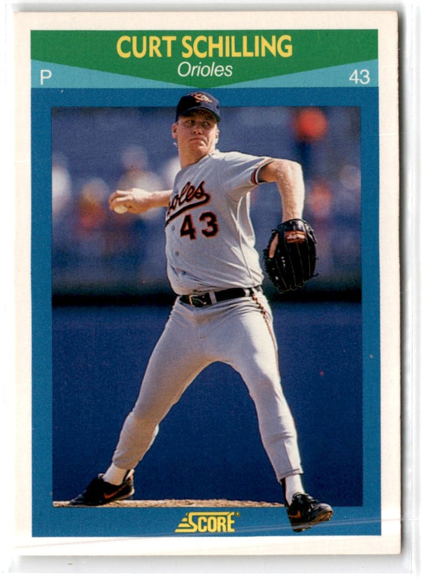 1990 Score Rising Stars Curt Schilling #94