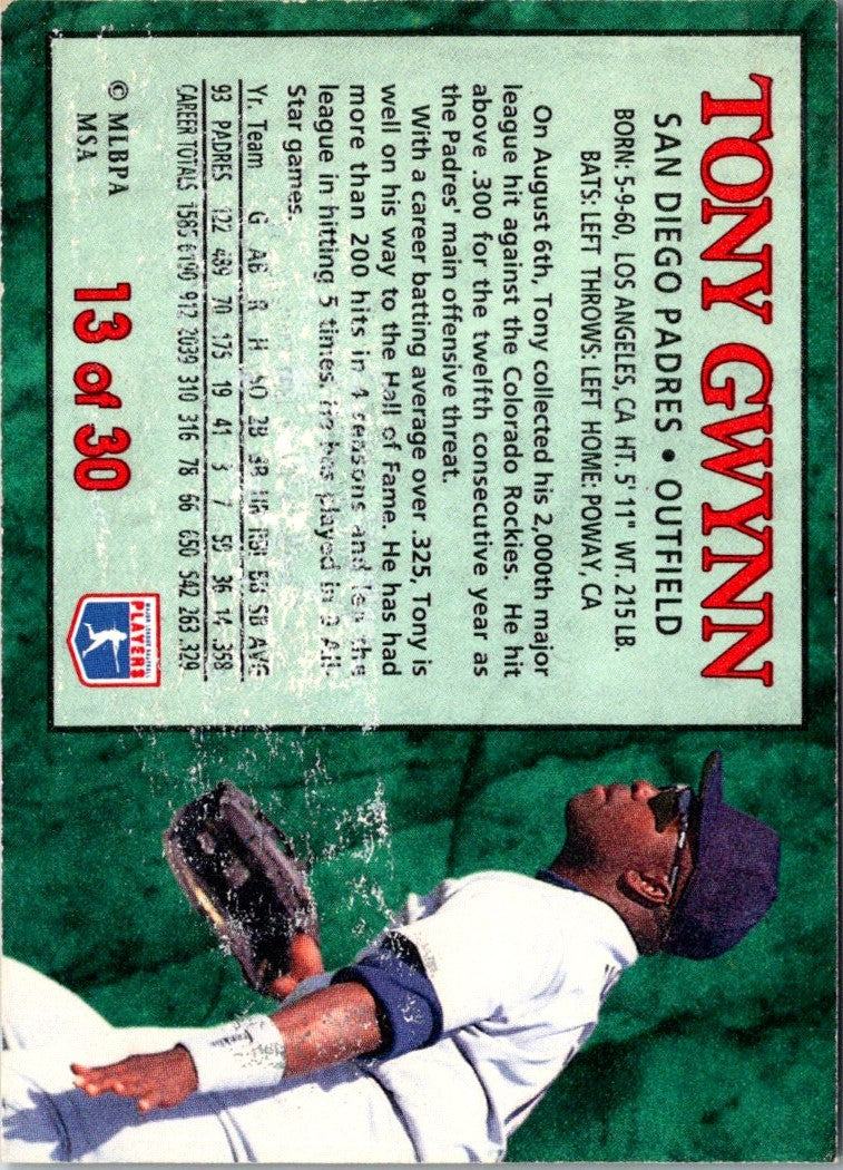 1994 Post Cereal Tony Gwynn