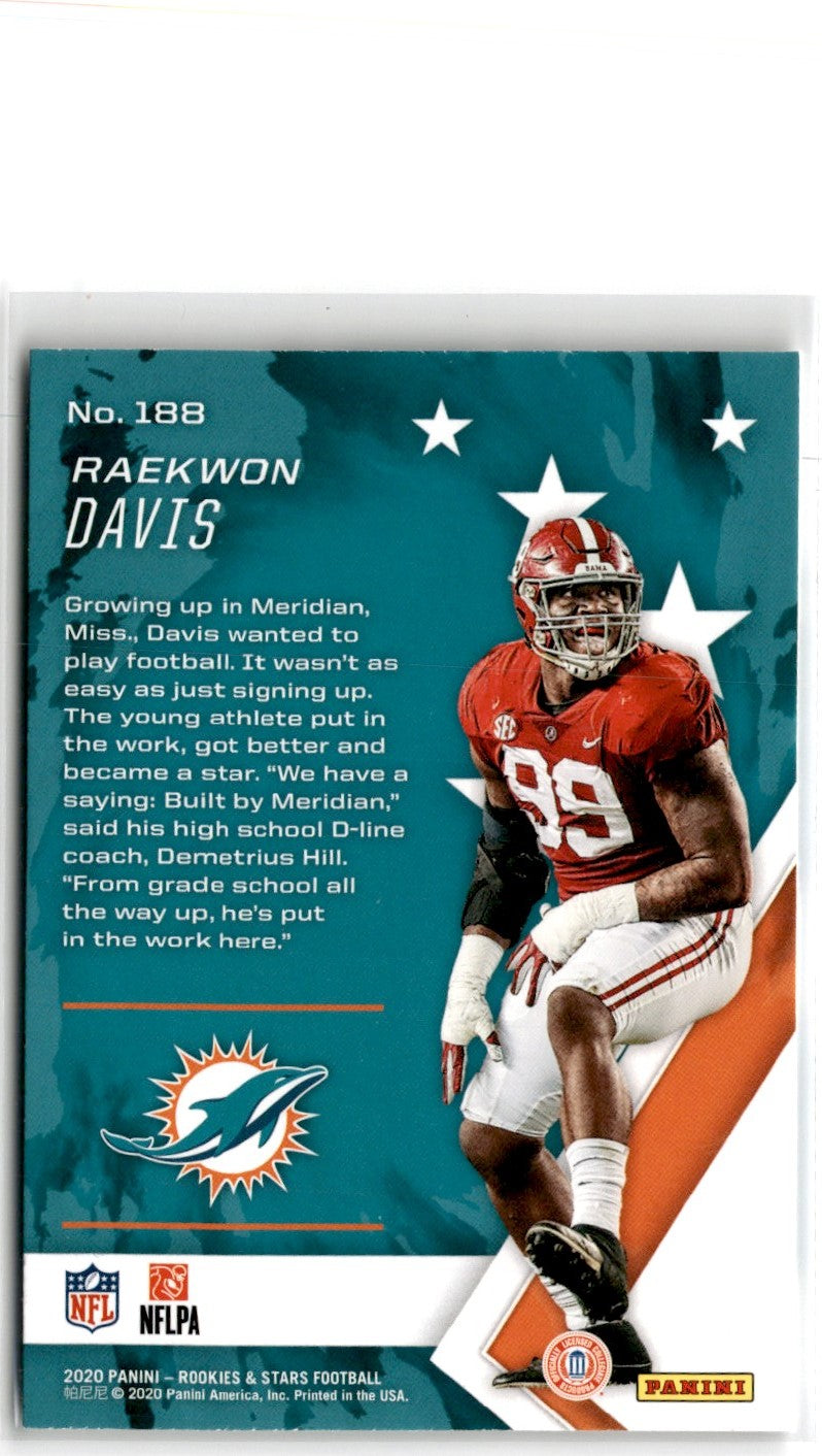 2020 Panini Absolute Blue Raekwon Davis