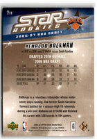 2006 Upper Deck Renaldo Balkman #219 Rookie