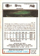 1992 Topps Greg Montgomery