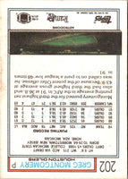 1992 Topps Greg Montgomery #202