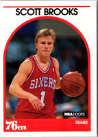 1989 Hoops Scott Brooks #34 Rookie