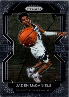 2021 Panini Prizm Blue Jaden McDaniels #12