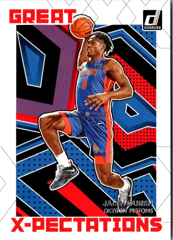 2022 Donruss Great X-Pectations Jalen Duren #18