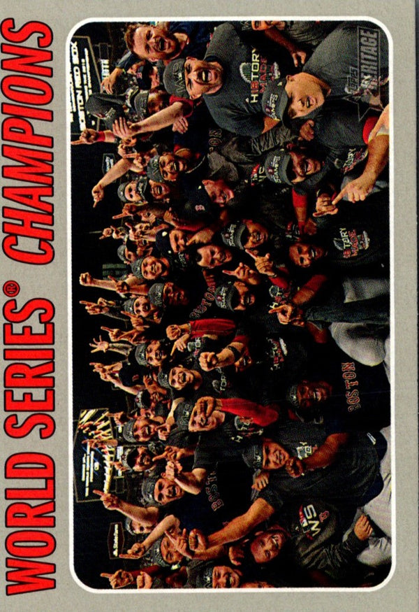 2019 Topps Heritage World Series Champions #1