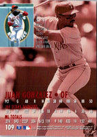 1995 Ultra Juan Gonzalez #109