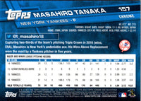 2017 Topps Chrome Masahiro Tanaka #157
