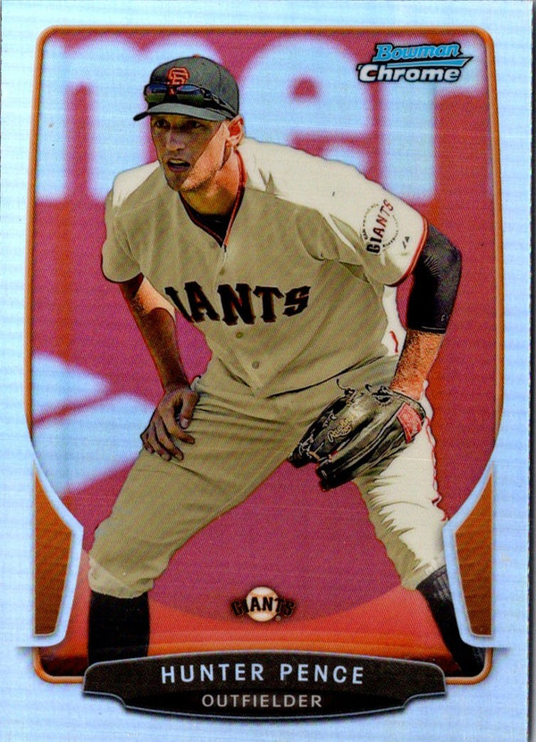 2013 Bowman Chrome Refractors Hunter Pence #158