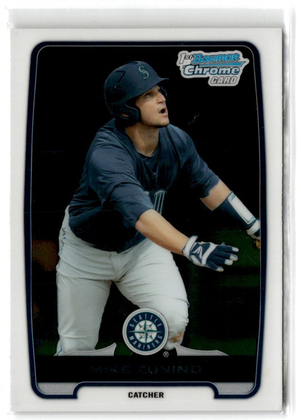 2012 Bowman Draft Picks & Prospects Chrome Mike Zunino #BDPP25