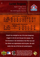 2001 Upper Deck Gold Glove Carlos Delgado