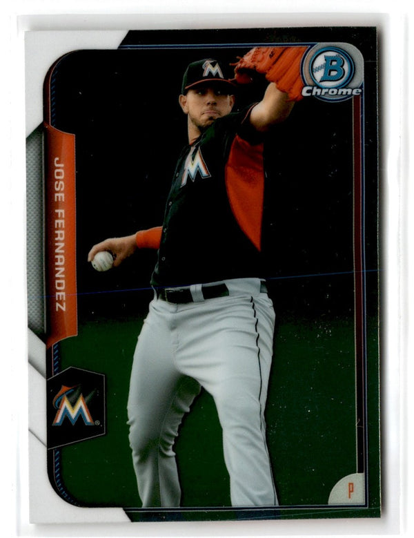 2015 Bowman Chrome Jose Fernandez #58