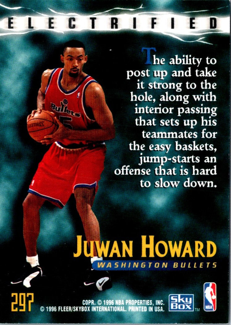 1995 SkyBox Premium Juwan Howard