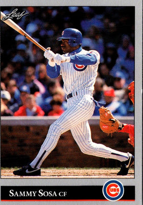 1992 Leaf Sammy Sosa #412