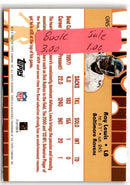 2005 Topps Golden Anniversary Gold Nuggets Ray Lewis