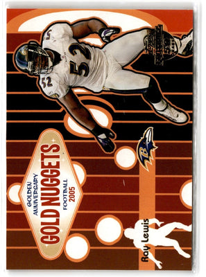 2005 Topps Golden Anniversary Gold Nuggets Ray Lewis #GN5