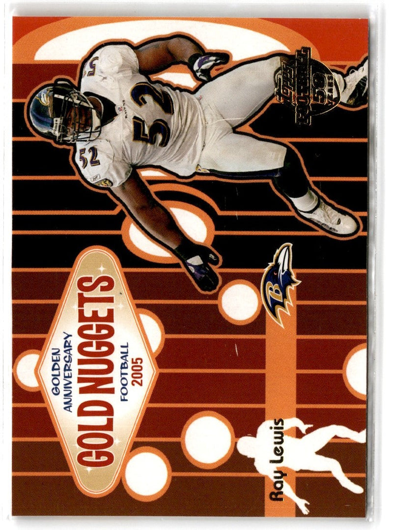 2005 Topps Golden Anniversary Gold Nuggets Ray Lewis