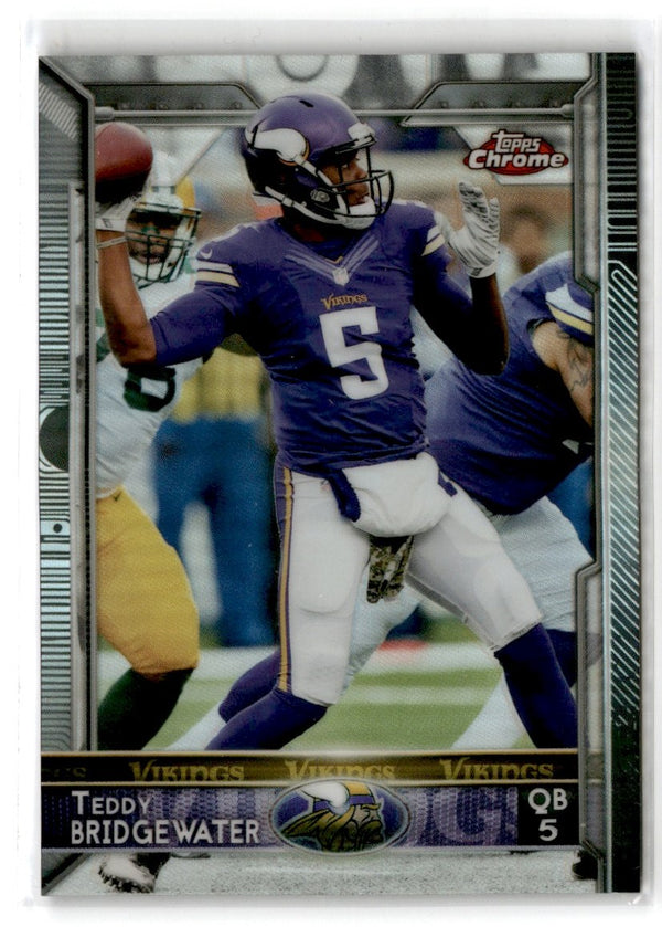 2015 Topps Chrome Teddy Bridgewater #79