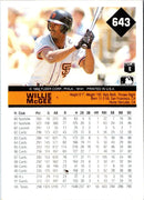 1992 Fleer Willie McGee