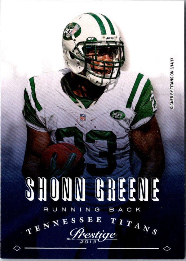 2013 Panini Prestige Shonn Greene #193