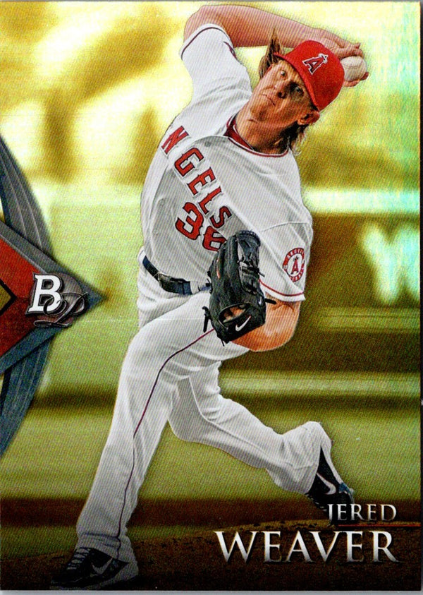 2014 Bowman Platinum Jered Weaver #74