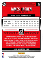 2018 Donruss James Harden #72