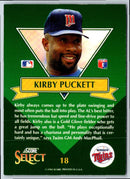 1993 Score Select Stat Leaders Kirby Puckett