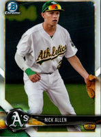 2018 Bowman Chrome Prospects Nick Allen #BCP158