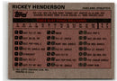 1984 Topps Milton Bradley Rickey Henderson
